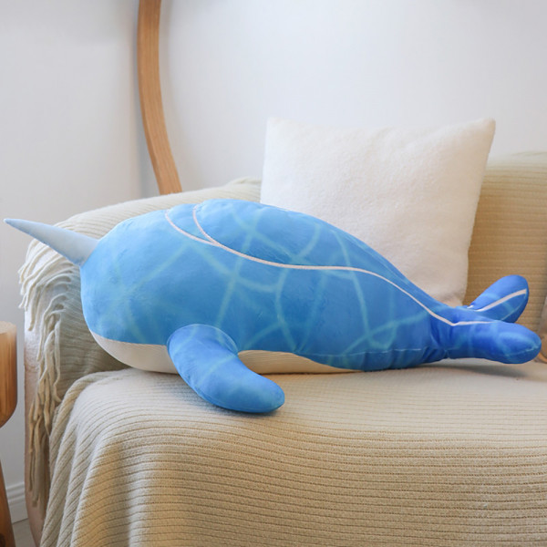 Genshin Impact Plush Throw Pillow: Tartaglia’s Whale Monoceros Caeli
